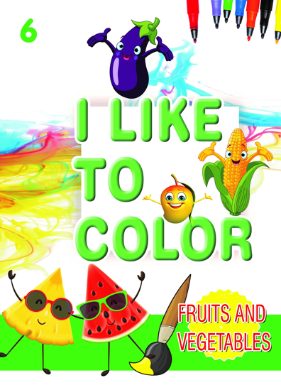 Picture of I Like To Color - FRUITS AND VEGETABLES / 6